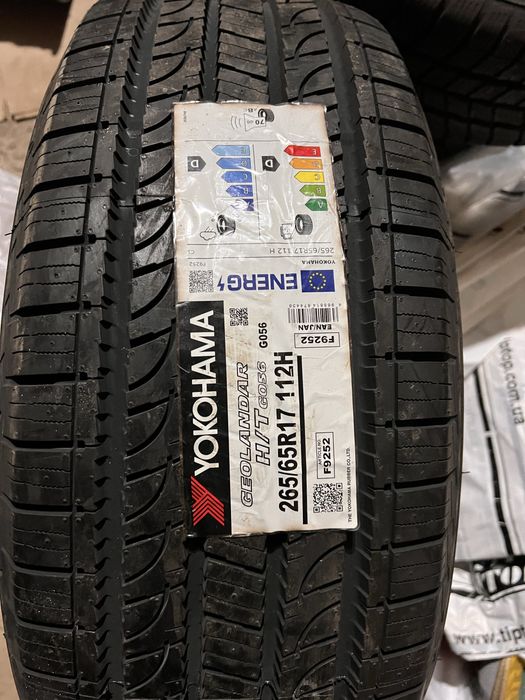 265/65/17 Yokohama Geolandar H/T G056 265/65 R17 112H