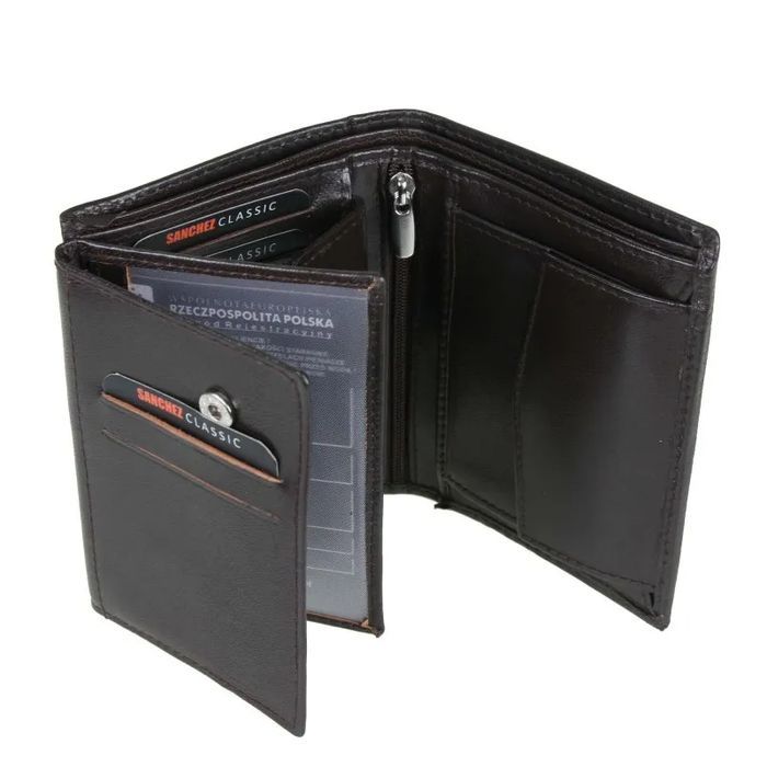 Męski skórzany Portfel Sanchez