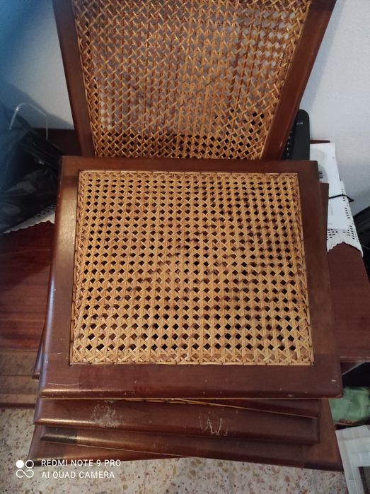 6 Tampos de palhinha cada