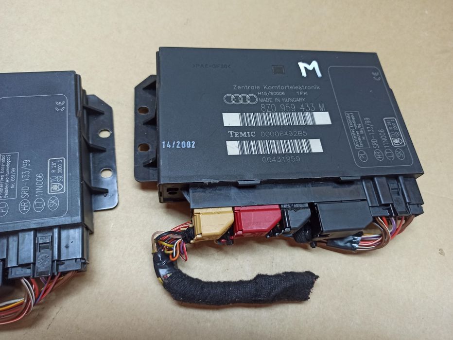 Audi A2 Moduł komfortu 8Z0959.433M 8Z0.959433S