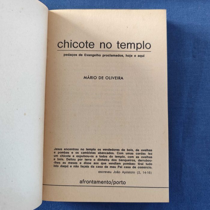 Mário de Oliveira - Chicote no Templo