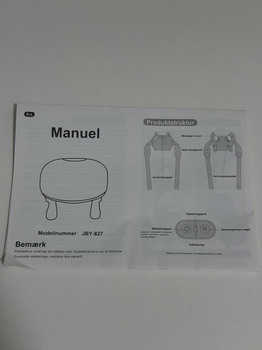 Електричний масажер для шиї та плечей