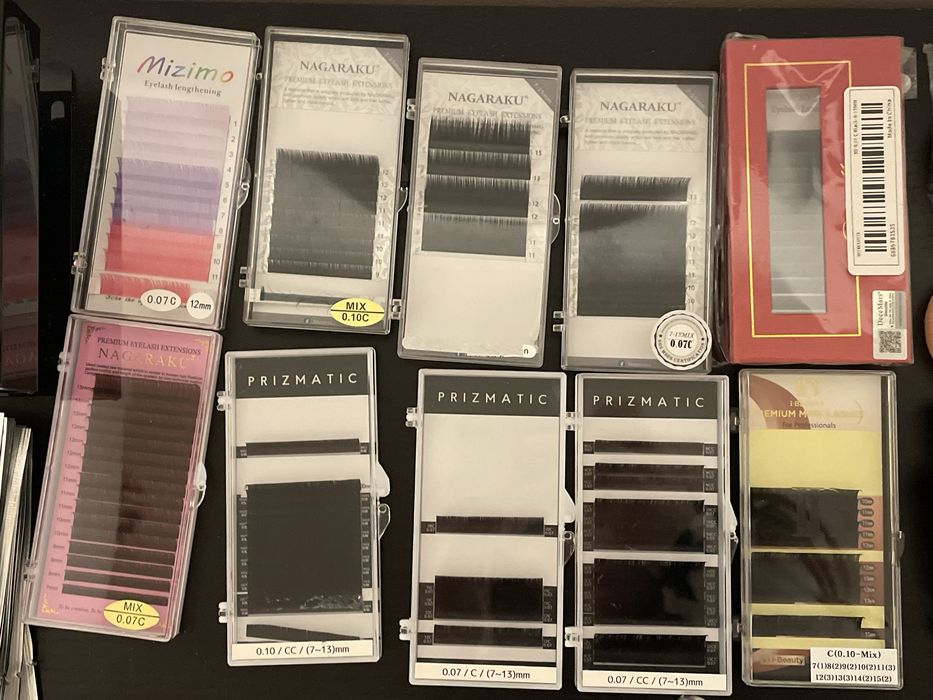 Materiały do przedłużania rzęs