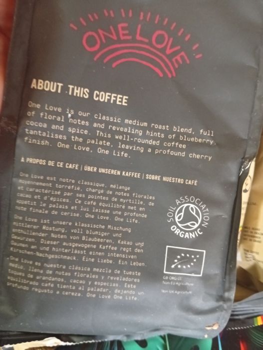 Kawa BOB MARLEY Oney Love UK 227 GR .Cena za szt ,2027rok