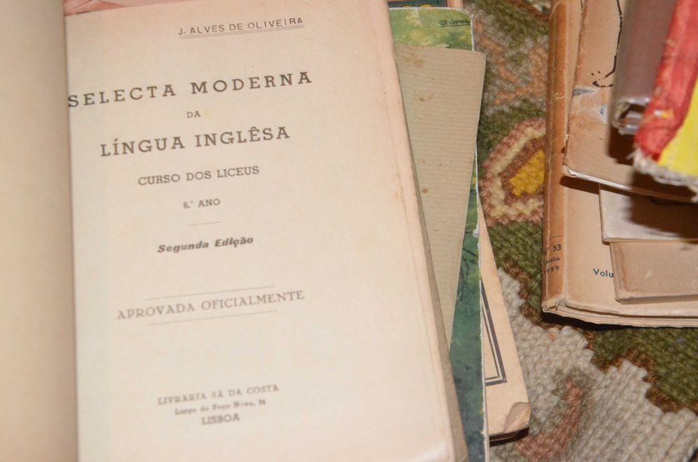 Vários Selecta lingua inglesa e Compêndio História António Matoso