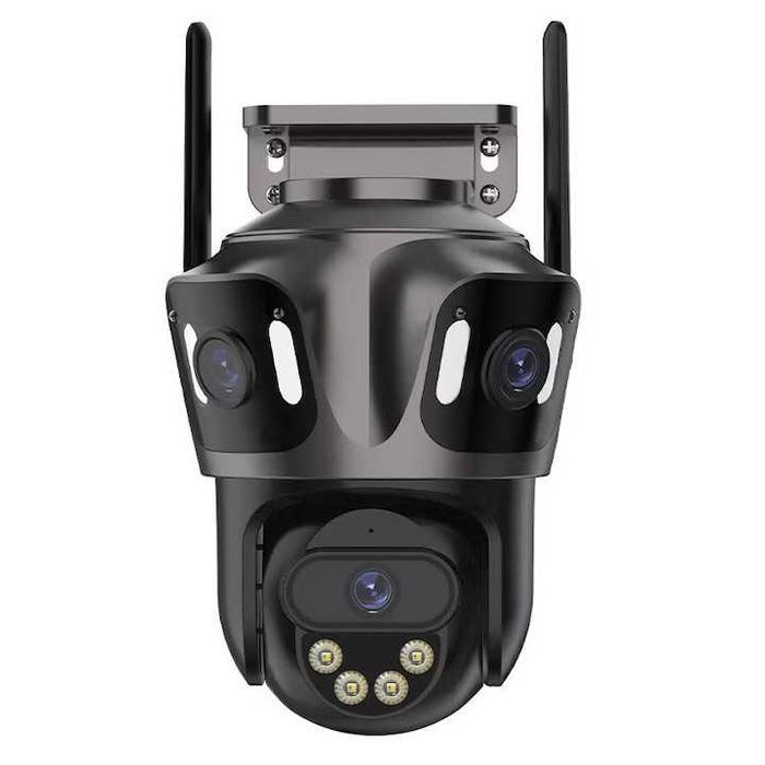 Вулична WiFi IP камера Besder 12Мп 3 об'єктиви iCsee уличная айсі XM85