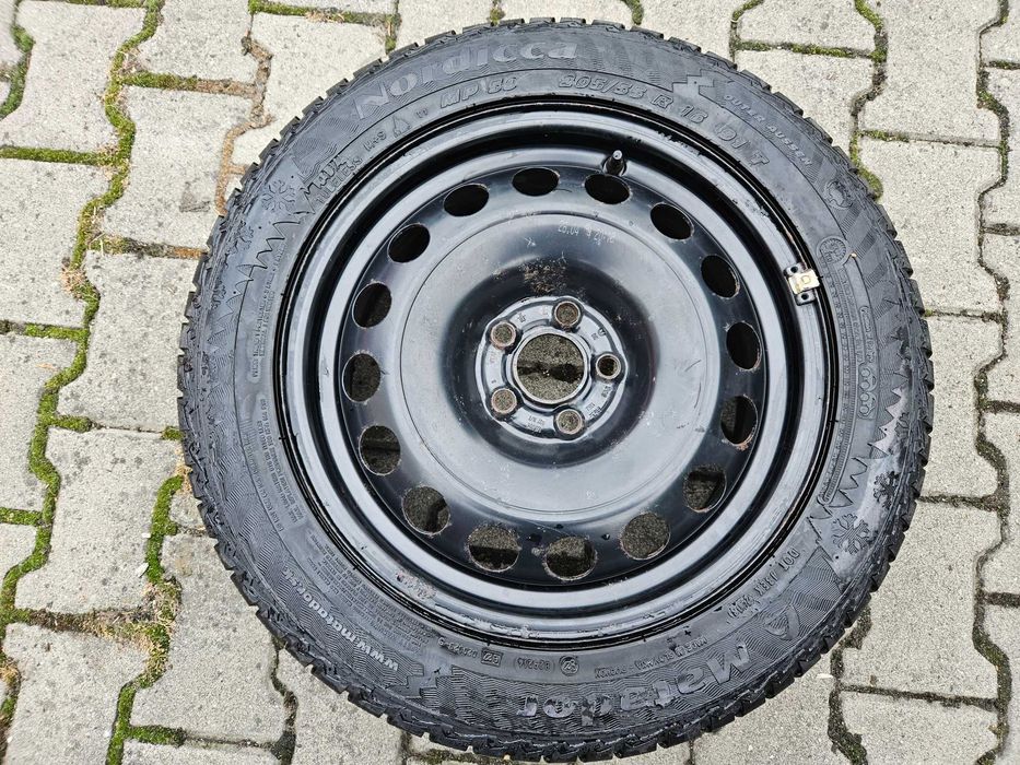 Felga R16 5x100 VW z oponą Matador Nordicca 205/55