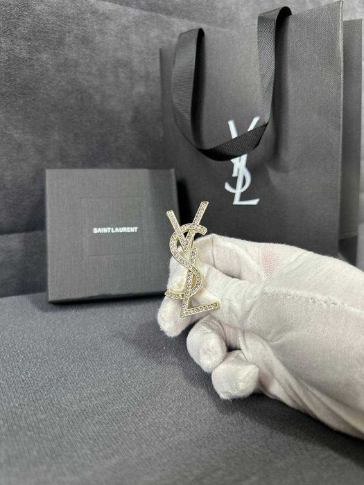 Broszka w stylu YSL Nowa Damska + box i torebka