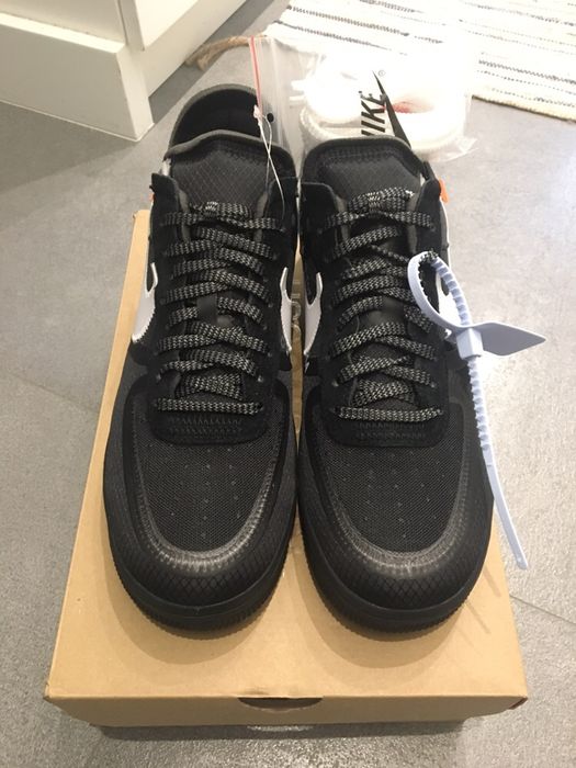 NIKE AIR FORCE 1 LOW X OFF WHITE rozm. 44.5 (AO4606 - 001)