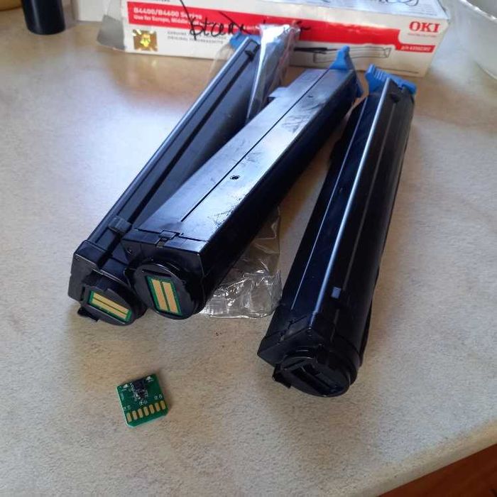 Chip do drukarki laserowej Oki B4400 B4600 - 3 szt