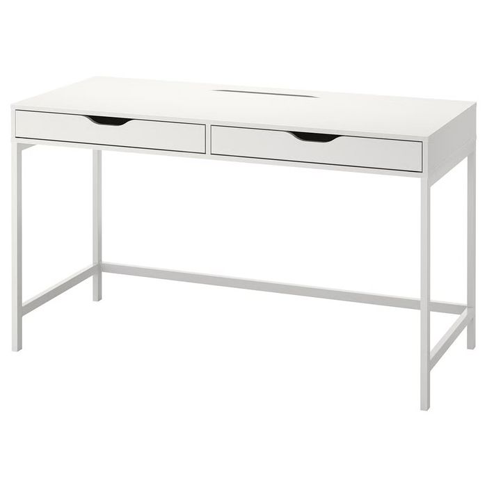 Biurko IKEA ALEX, 132/58 cm, kolor Biały