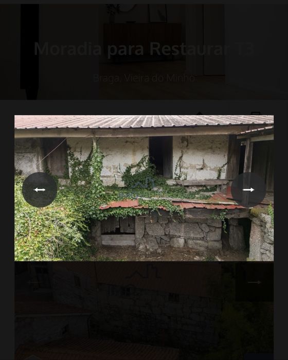 Moradia para restauro