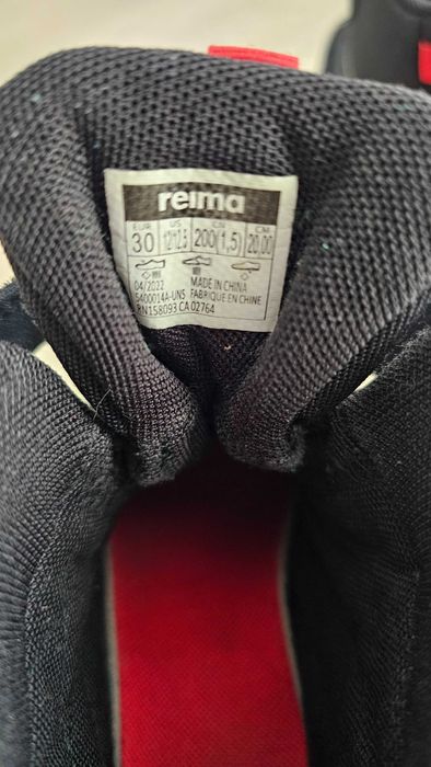 Черевики чоботи reima 30р.