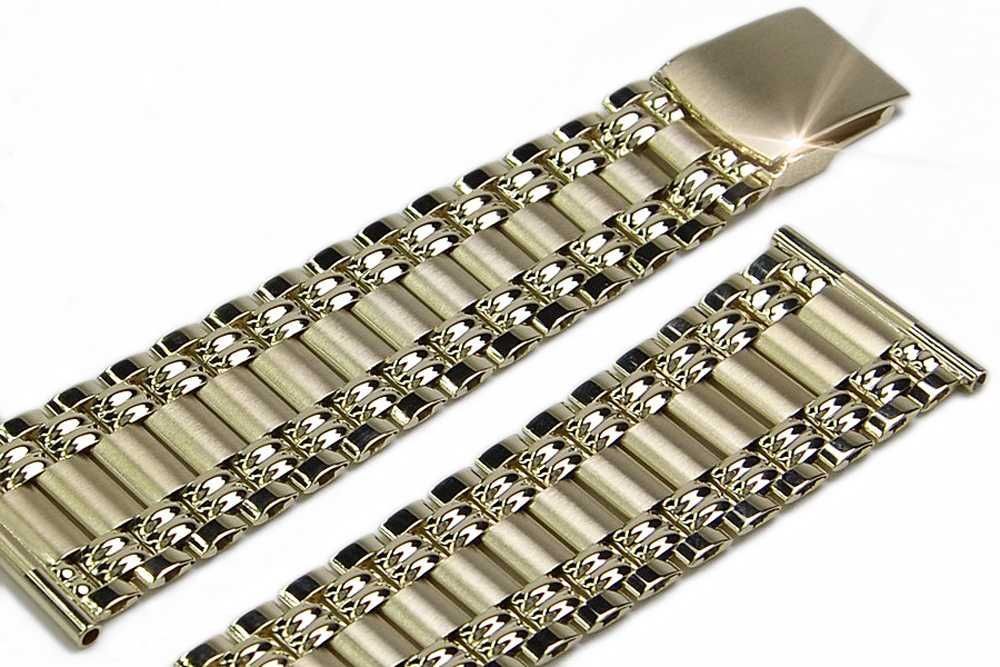 Złota 14k 585 bransoleta do zegarka 31,4g NOWA - NAJTANIEJ! mwb006y B