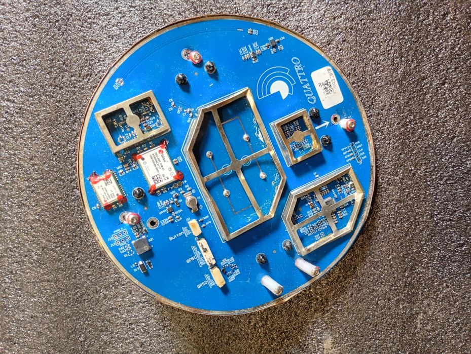 GNSS RTK платы QUATTRO (u-blox ZED-F9P + NEO-F9P) — 2 шт. под ремонт/доноры