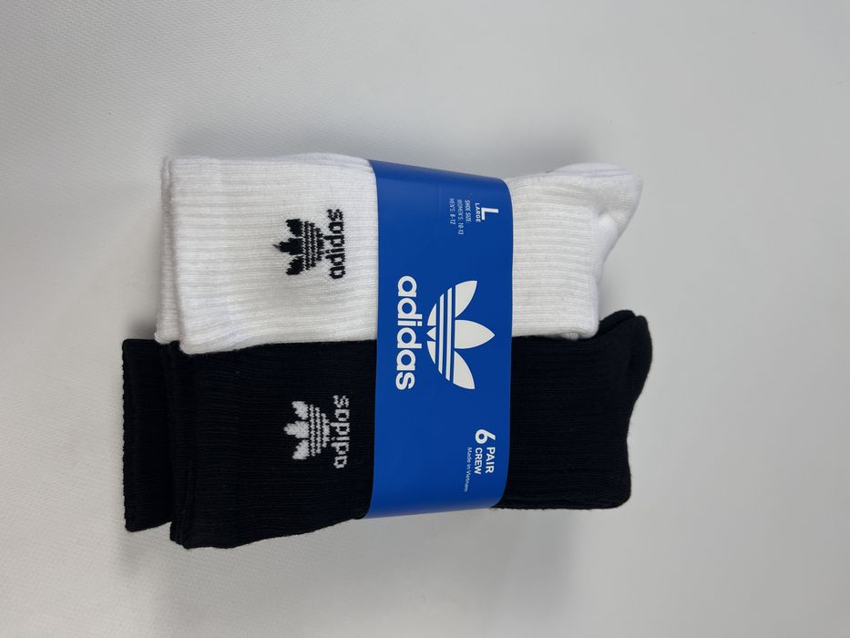 Оригінал!  Набір Шкарпеток Adidas Crew 6 пар