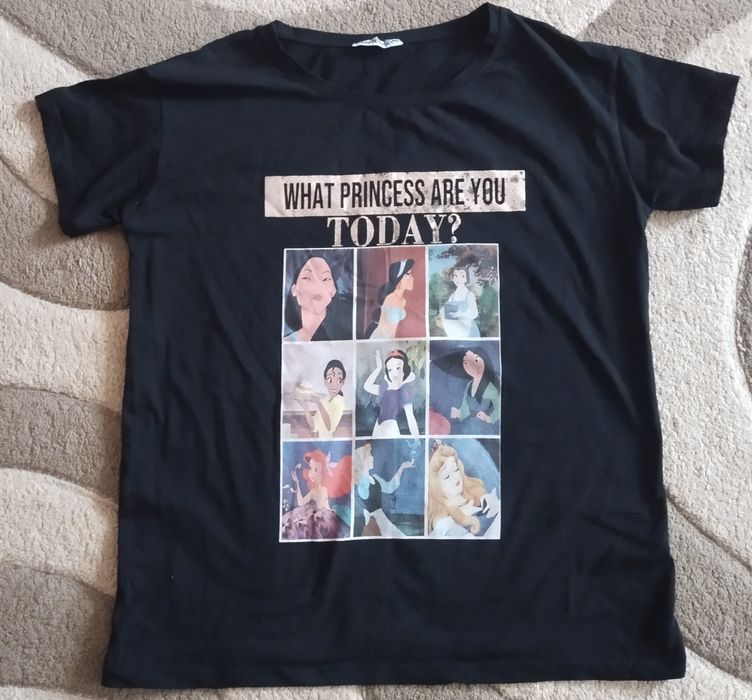 Жіноча футболка з принтом Disney – "What Princess Are You Today?"