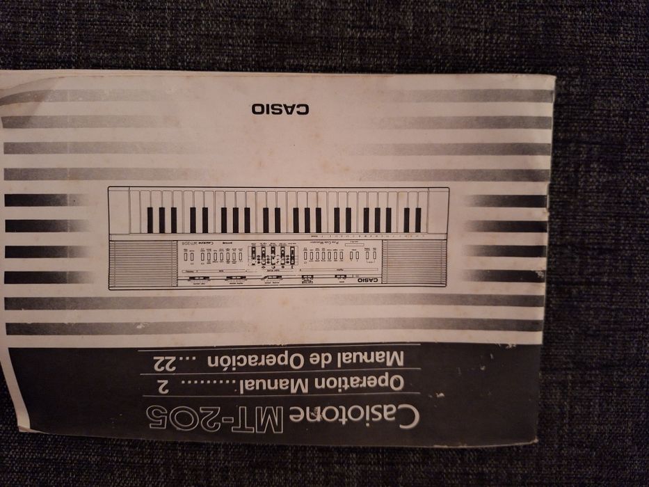 Piano / Órgão Casio MT 250