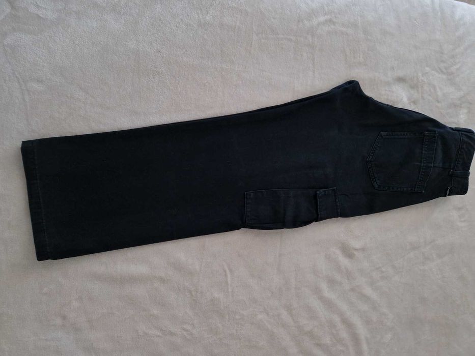 Calças pretas Cargo Pull&Bear 38 + blusa M