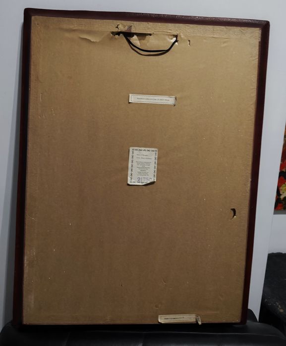 Obraz "Waza z kwiatami" J.Brueghel, PRL