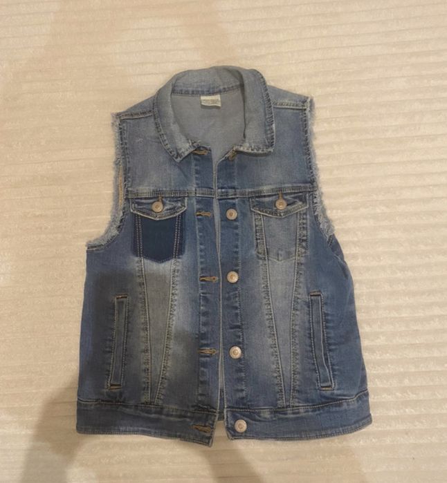 Kamizelka Denim zara roz. 164 cm