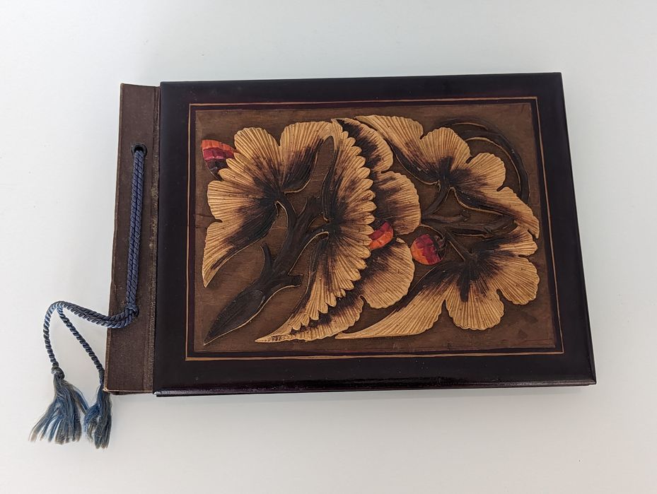 przedwojenny rzeźbiony album na zdjęcia Zakopane IIRP