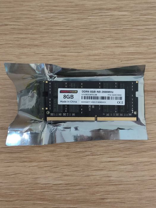Memória RAM SODIMM 8GB 2600MHz