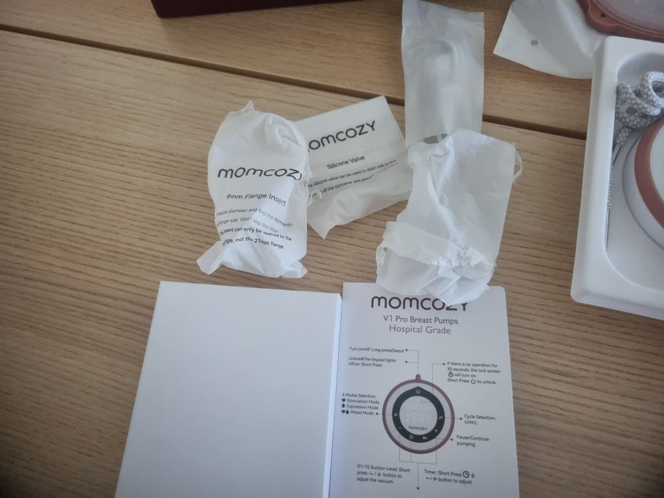 Bomba de leite Momcozy V1 Pro — hospital grade, usada 1 mês - garantia até 2029