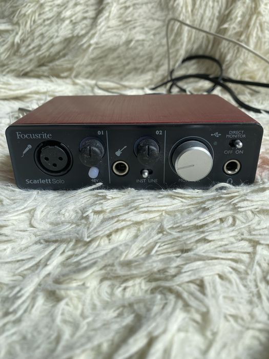 Focusrite Scarlett Solo 2th Gen USB аудіоінтерфейс