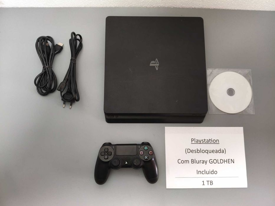 Playstation 4 Slim 1TB (Desbloqueada)