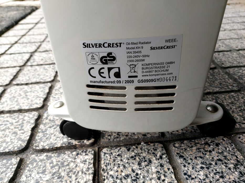 Radiador a Óleo Silver Crest