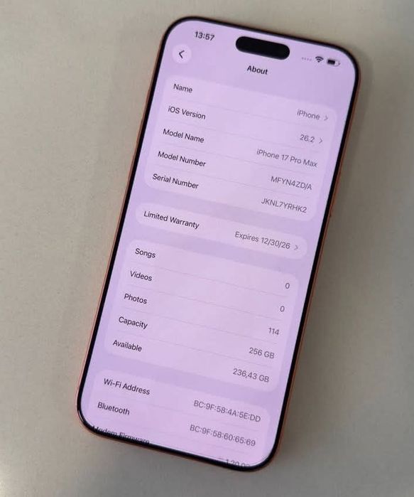 IPhone 17 pro Max