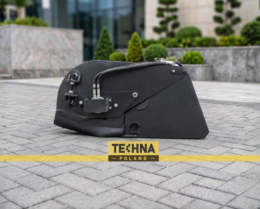 Zamiatarka hydrauliczna Techna Poland do ładowarki, miniładowarki, 183 cm, 511 kg, osprzęt hydrauliczny do zamiatania ulic, Bobcat Avant euro