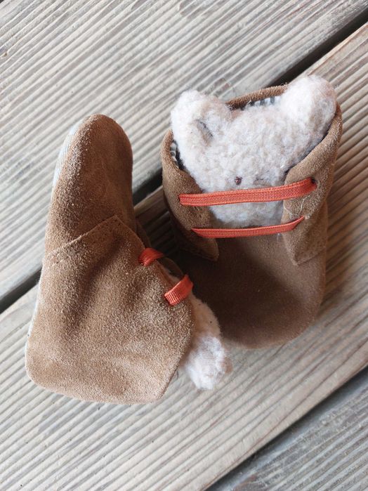 Buciki buty do wózka do sesji zdjęciowej misie 6-9 mcy