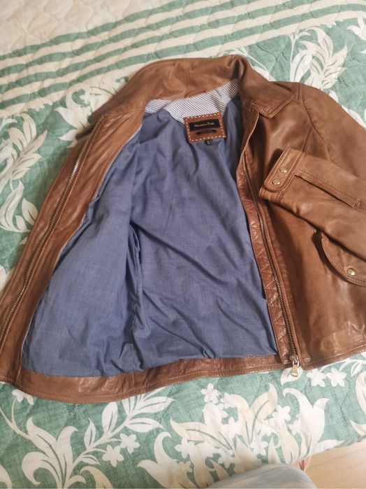 Casaco massimo dutti cabedal em bom estado