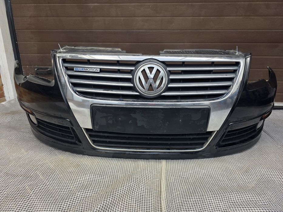 VW Volkswagen Passat b6 zderzak przód czarny kod kolor LC9X wysyłka