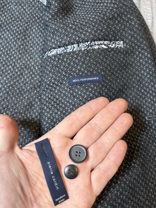 Marynarka Pierre Cardin 60% Wełna Wool, Rozmiar 28 (56 krępy)