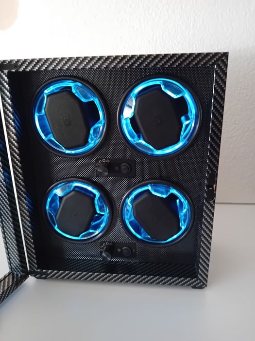 Caixa Rotativa 4 Relógios Fortis Hamilton Breitling Omega Seiko Rolex