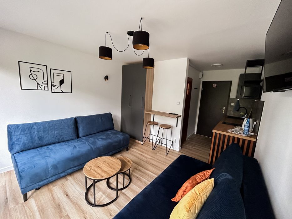 Apartamenty z balkonem, pokoje, Okuninka