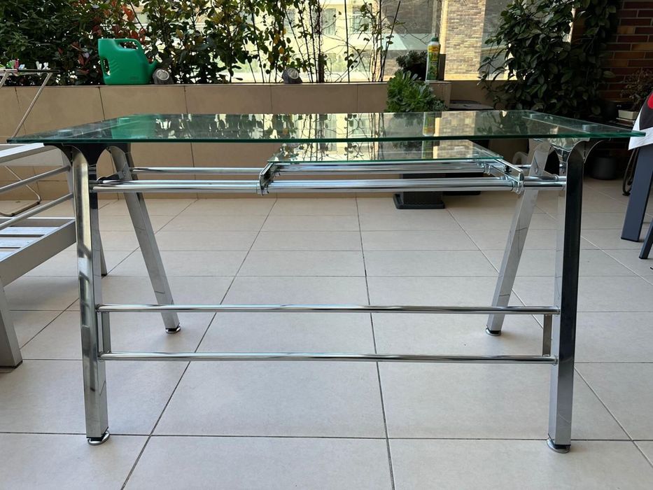 Secretária escritorio em Vidro