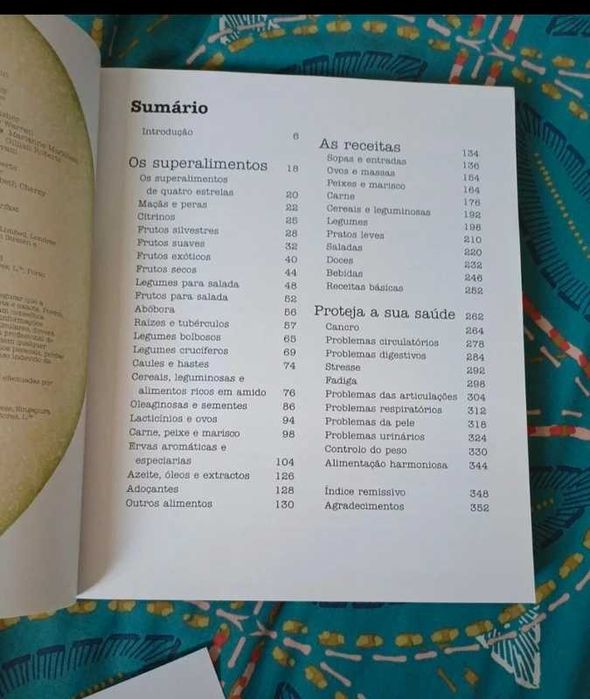 Livro "Super alimentos. Coma bem para ser saudável"