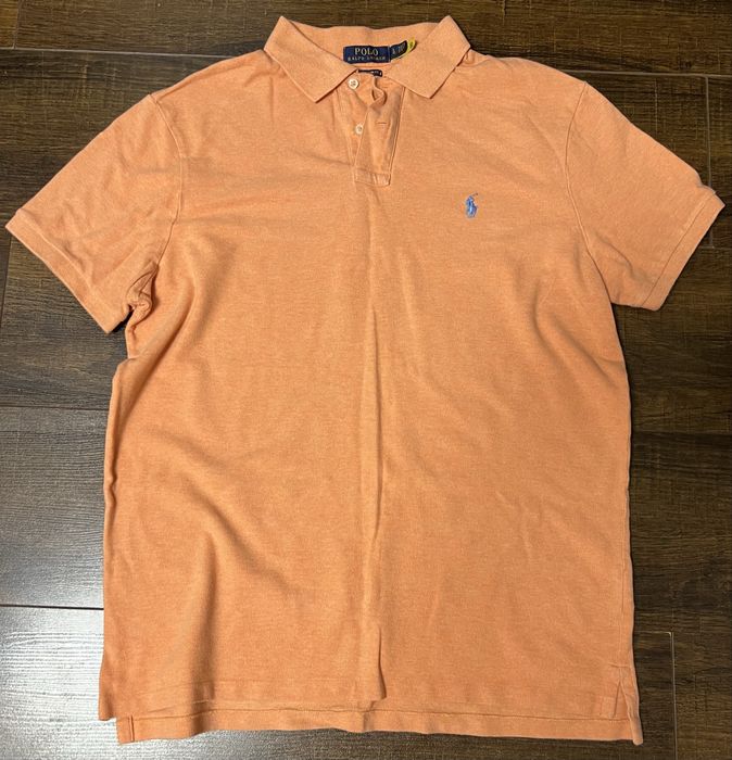 Футболка поло, оранжева