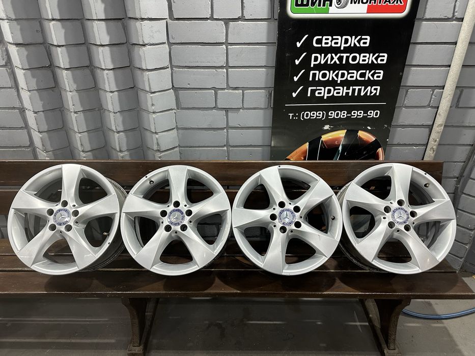 99 Оригинальные литые диски Mercedes V-class 5/112 R17 et51