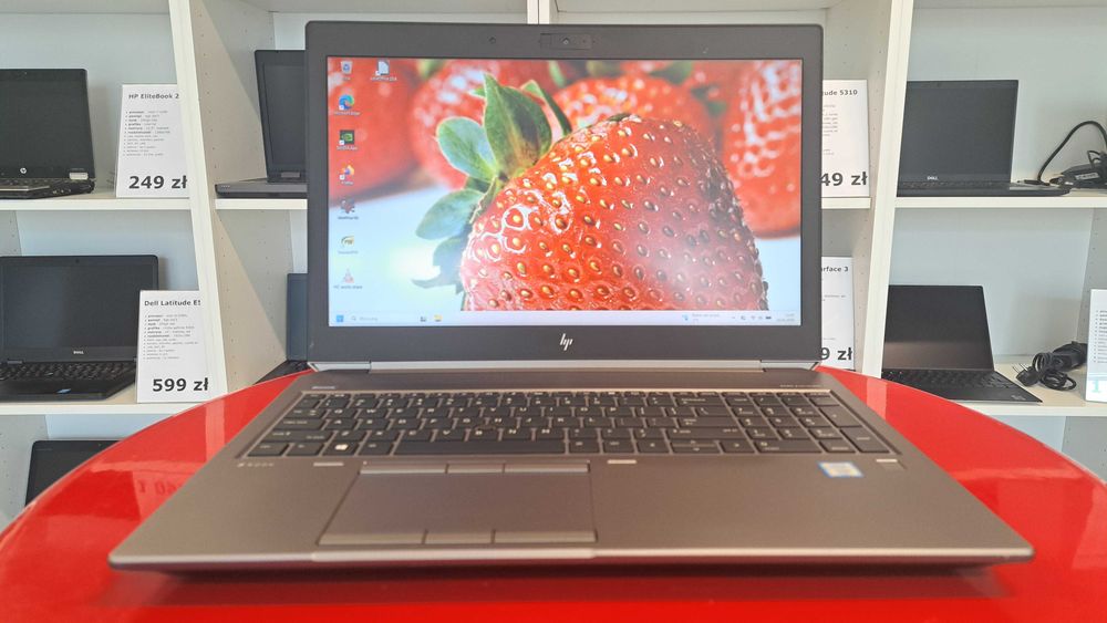 Laptop HP Zbook 15 G6 Intel Xeon e-2286m 32GB RAM 1TB SSD nVidia Quadro RTX 3000 W11 FullHD Faktura Gwarancja