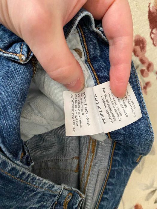 Джинсы японские Edwin London Slim 33x33 Made in Japan оригинал