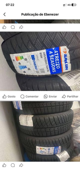 Pneus Novos 4 Estações