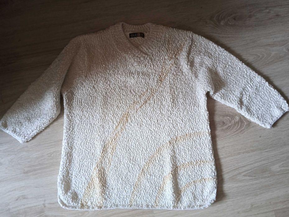 Damski sweterek boucle rozm. M/L Firma GLER