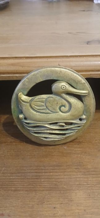 Stara mosiężna rozeta,  ozdoba