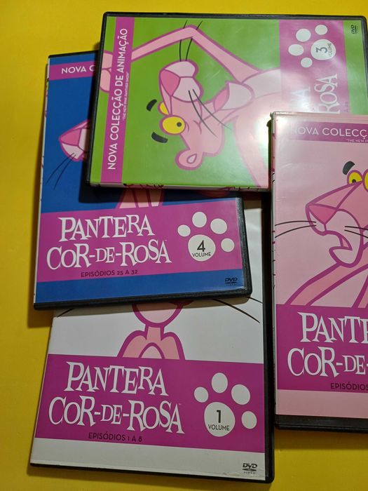 Coleção DVD Pantera Cor - de - Rosa