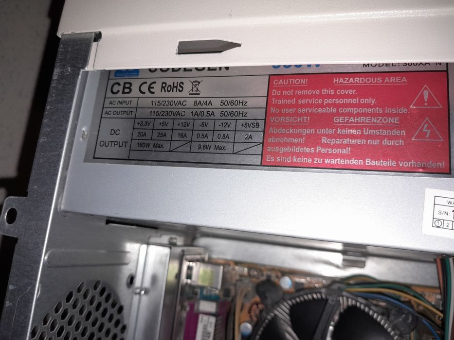 Настільний комп'ютер Intel Core 2 Duo, Windows XP